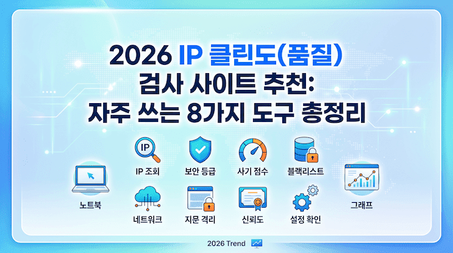 2026 IP 클린도(품질) 검사 사이트 추천 자주 쓰는 8가지 도구 총정리.png