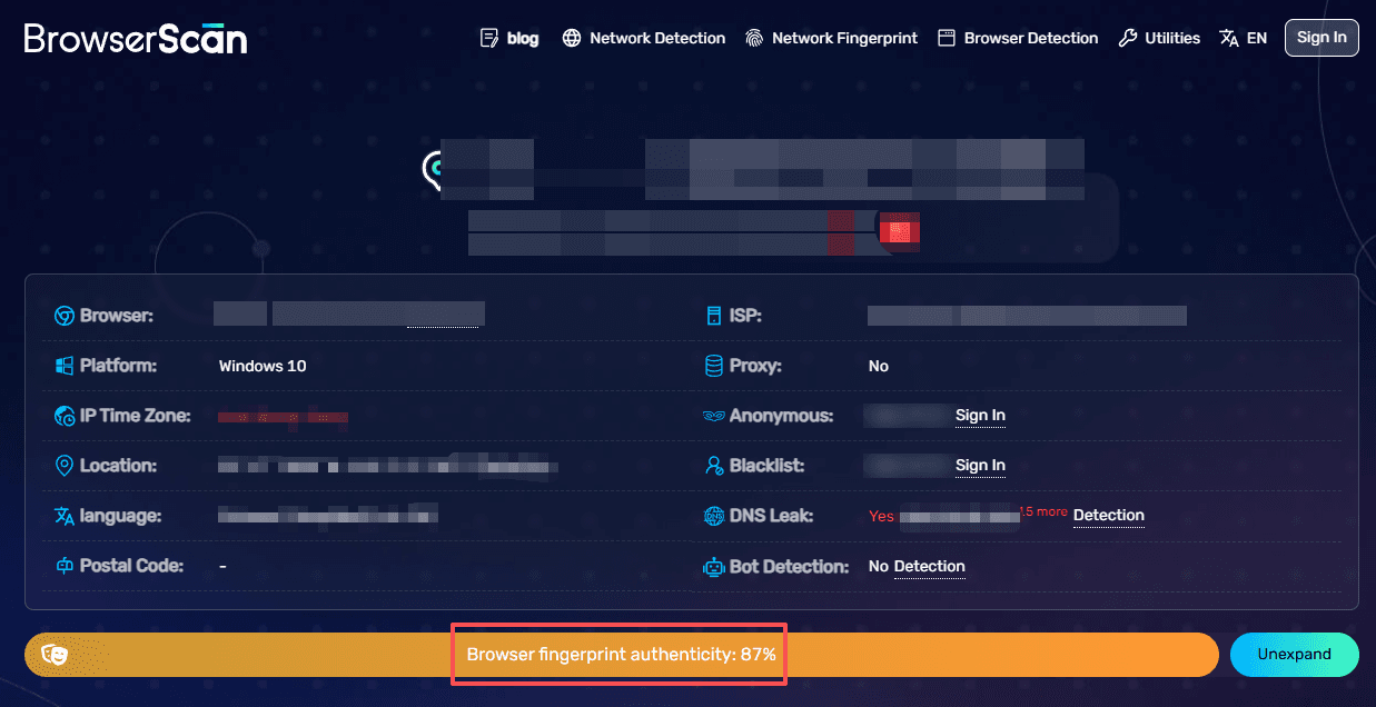 BrowserScan