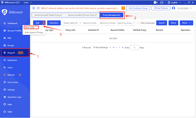 How to set up ProxyJet in BitBrowser？