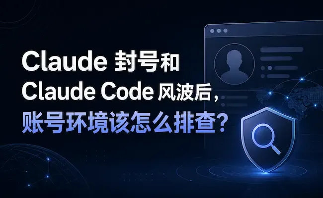 Claude 封号和 Claude Code 风波后，账号环境该怎么排查？.webp