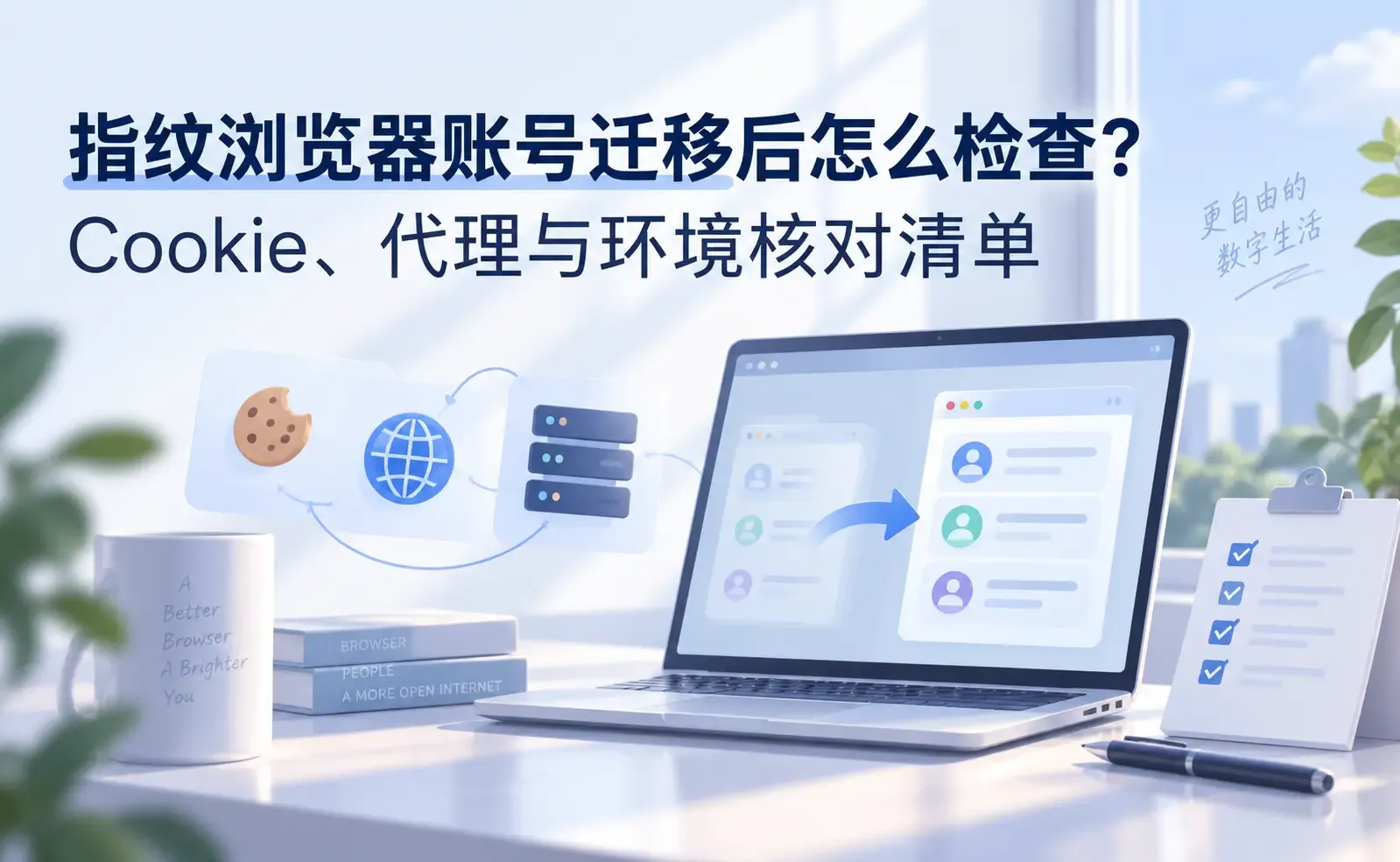 指纹浏览器账号迁移后怎么检查?Cookie、代理与环境核对清单.webp