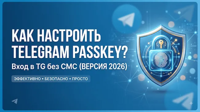 Как настроить Telegram Passkey Вход в TG без СМС (версия 2026).webp