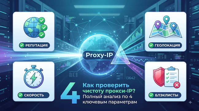 Как проверить чистоту прокси-IP Полный анализ по 4 ключевым параметрам.webp