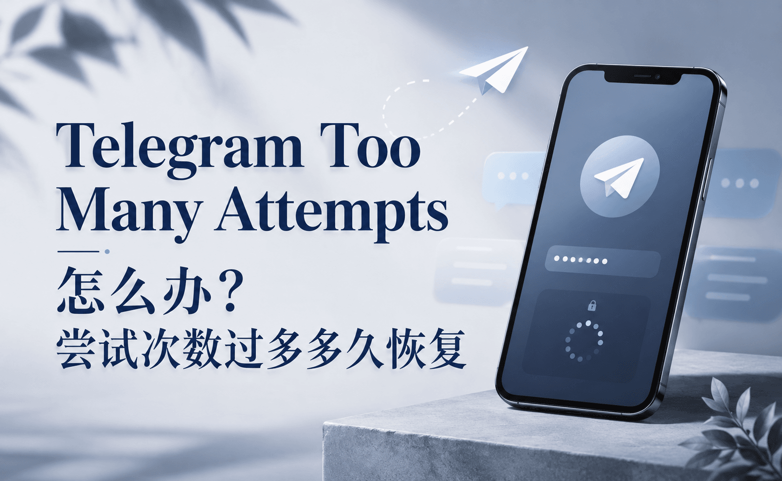 Telegram Too Many Attempts怎么办?尝试次数过多多久恢复.png