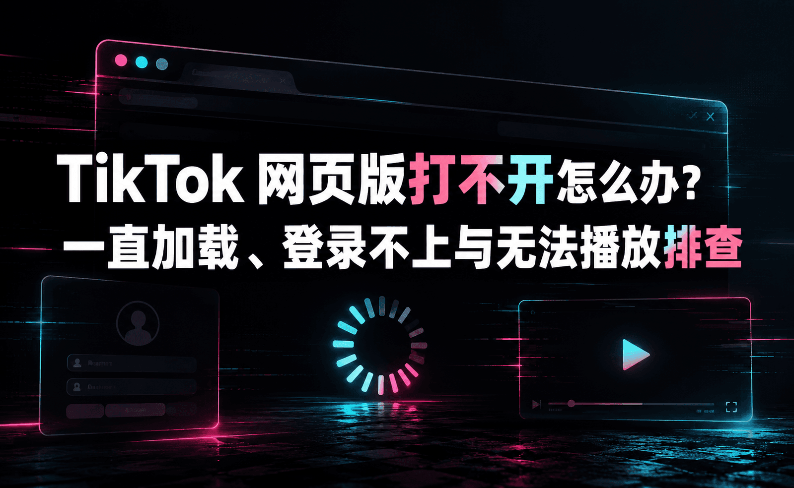 TikTok 网页版打不开怎么办？一直加载、登录不上与无法播放排查.png