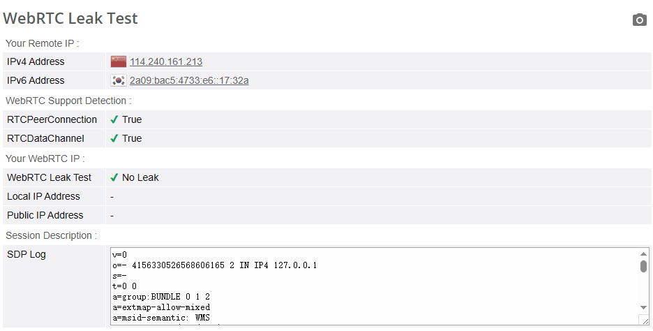 WebRTC Leak Test 页面截图.png