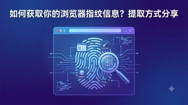 如何获取你的浏览器指纹信息?提取方式分享.webp