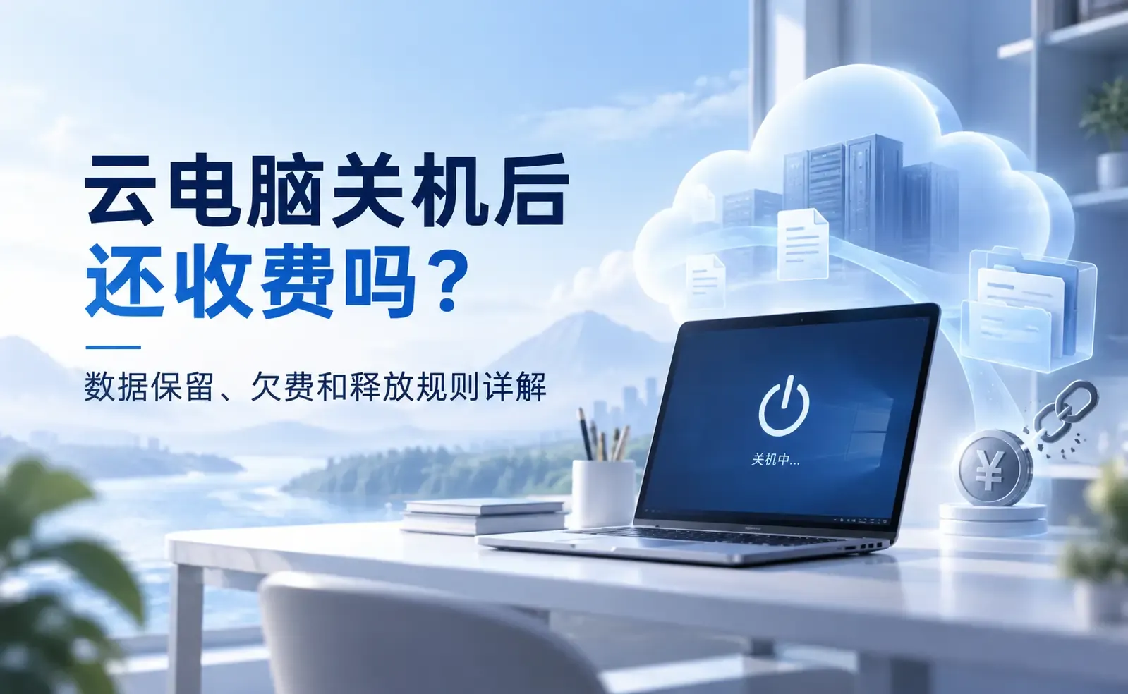 云电脑关机后还收费吗?数据保留、欠费和释放规则详解.webp