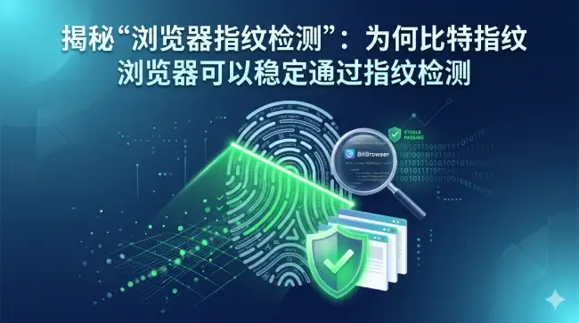 揭秘“浏览器指纹检测”：为何比特指纹浏览器可以稳定通过指纹检测？.webp