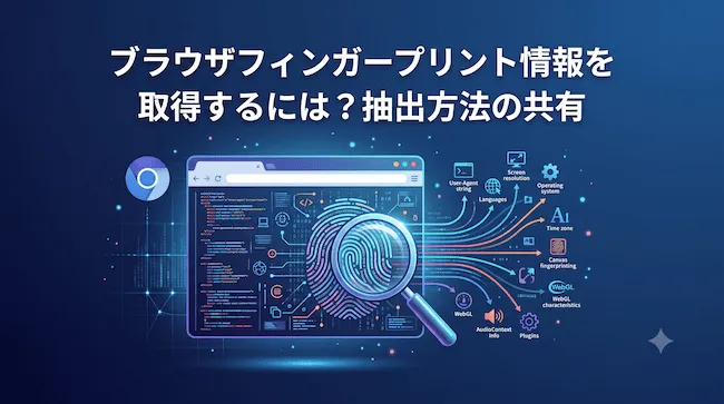 ラウザフィンガープリント情報を取得するには？抽出方法の共有.webp