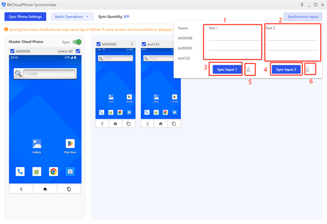 Bit Cloud Phone Synchronous Input