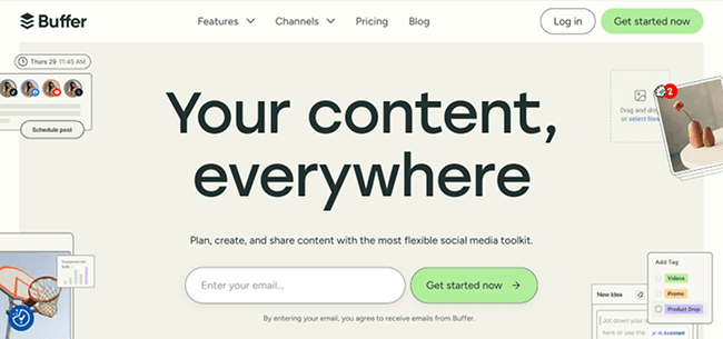 Buffer Home Page