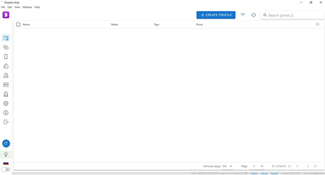 Create a New Profile