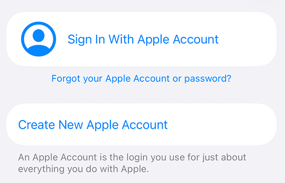 iPhone App Store 中的 Create New Apple Account 創建入口.png