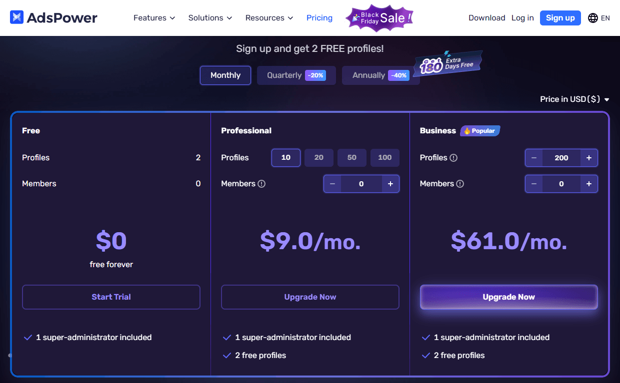 adspower precio