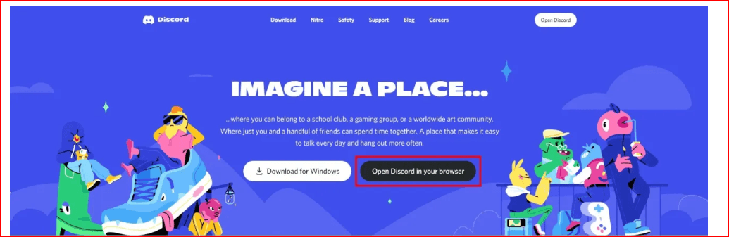 inicio de sesión discord