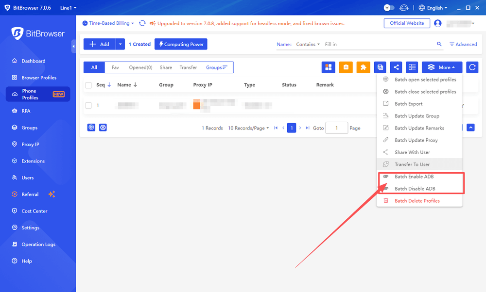 What is Cloud Phone ADB? What can it do? How do I enable it? | bitbrowser