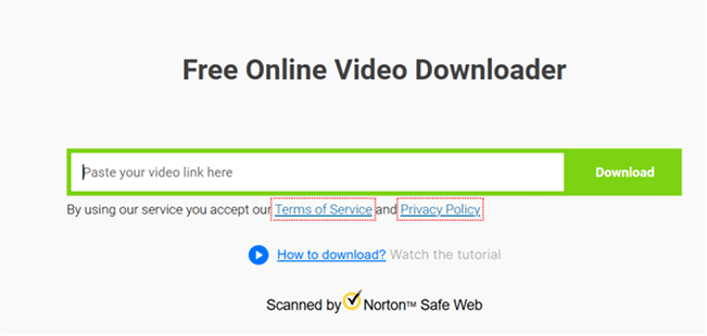 Paste Video Link